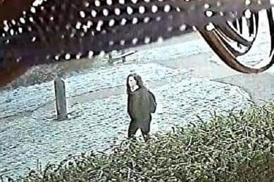 Once of the last pictures of Leah on CCTV