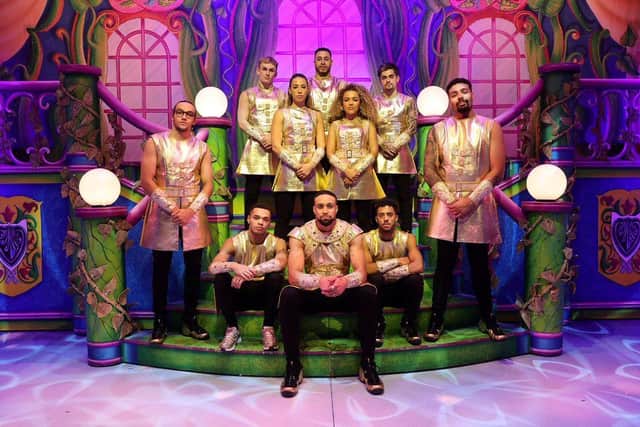 Diversity were stars of the panto in MK