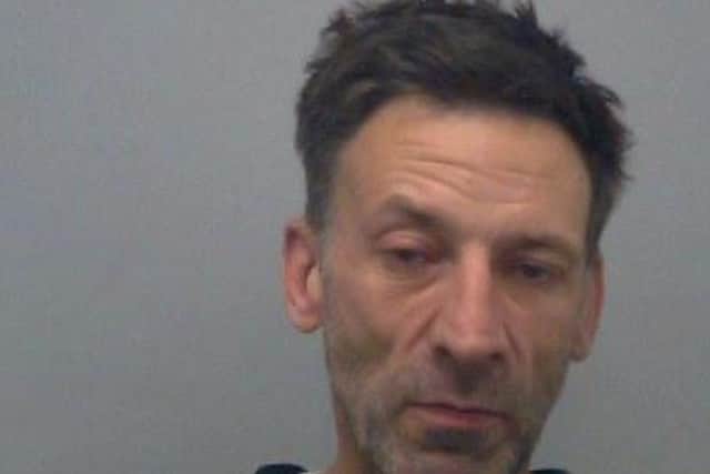 Mark Newsome was jailed for a total of three years and three months on charges of  fraud and burglary