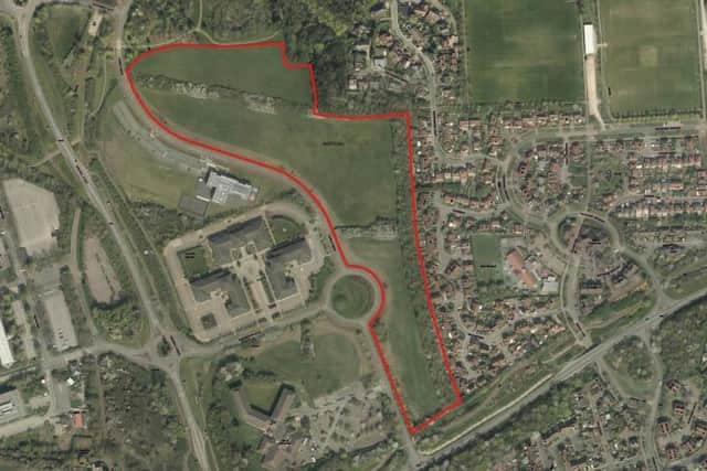 The planned development site at Kents Hill