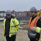MK Council leader Pete Marland at the new Fairfields site