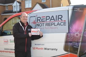 Mark Jones set up Repair Not Replace, a mobile phone repair business which goes direct to customers' homes or places of work