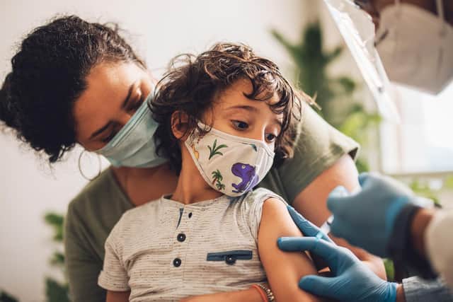 Children aged between five and 11 can get the Covid vaccine if they are clinically vulnerable