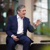 Labour leader Keir Starmer met residents in Bletchley on Thursday (3/2)