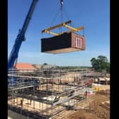 The modular homes will be built in a factory and lifted into place in MK