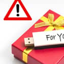Cyber criminals are targeting businesses in a new scam involving sending malicious USB drives in the post