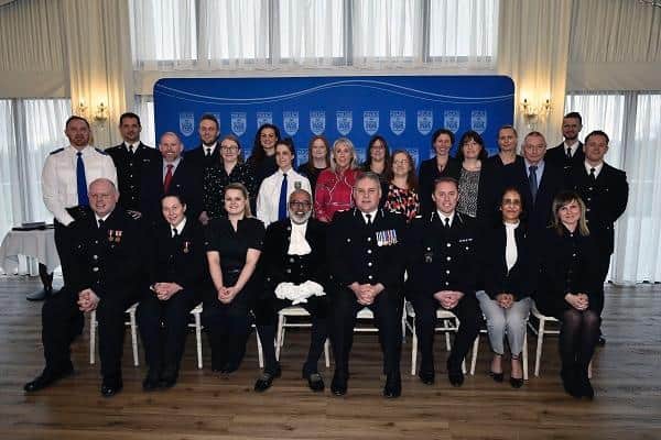 Police officers and staff were recognised at the Chief Constable's Awards Ceremony  on February 12