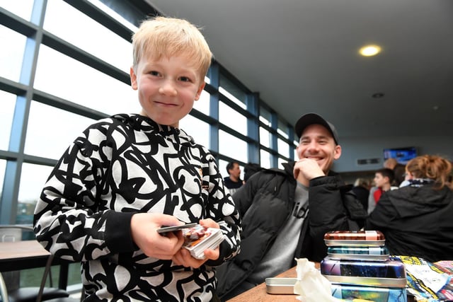 The Match Attax Swap Shop gave fans the opportunity to swap official Premier League trading cards