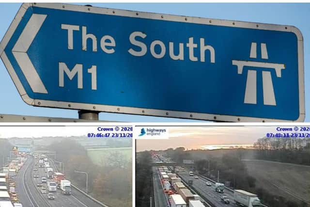 M1 Southbound will be closed between Junctions 14 and 15