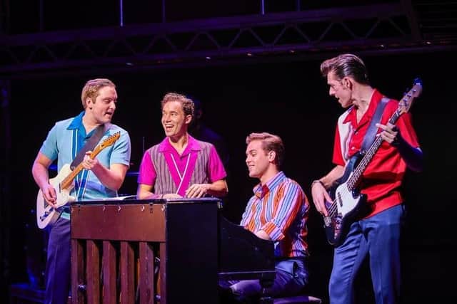 Jersey Boys, The hit musical based on the story of Frankie Valli and the Four Seasons, is back at Milton Keynes Theatre