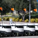 A line-up of robots ready to go