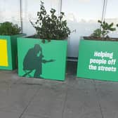 The new planters at CMK station