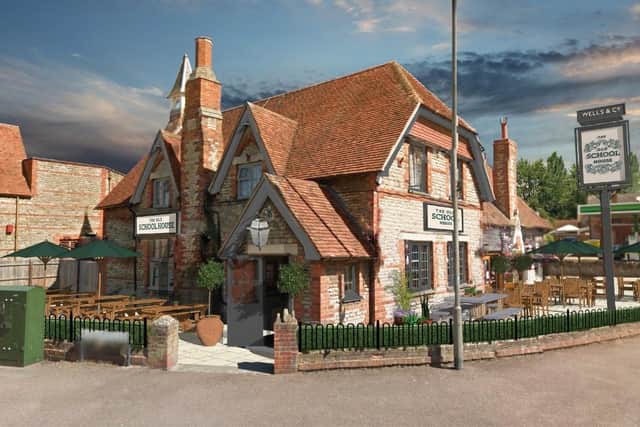 Artists' impression of how the revamped pub will look