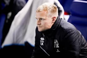 MK Dons head coach Liam Manning