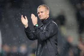 MK Dons head coach Liam Manning