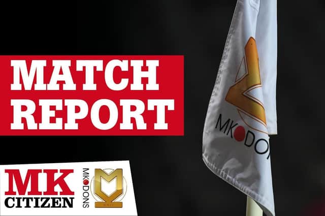 MK Dons travelled to Rotherham United