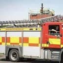 Firefighters were called at 9.15 this morning