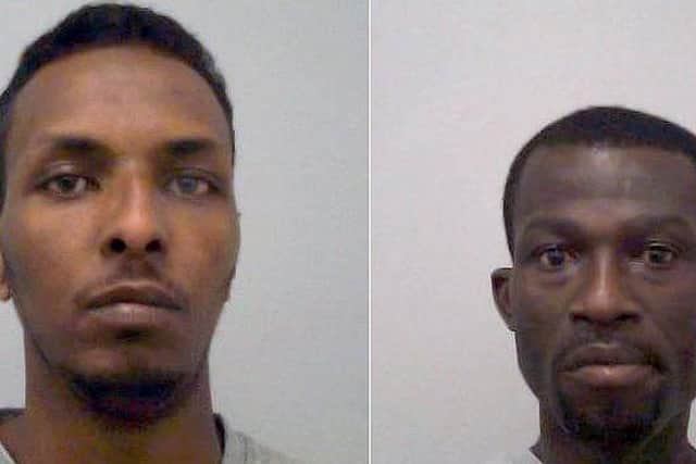 Mohamed Noor (left) and Albert Prempeh were both jailed for life for murder