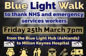 The walk will be held on Friday, March 25, two years after the start of the pandemic