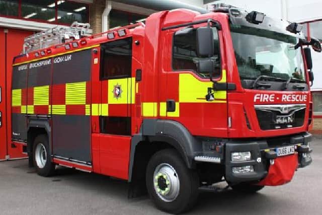 Firefighters helped two children in Milton Keynes