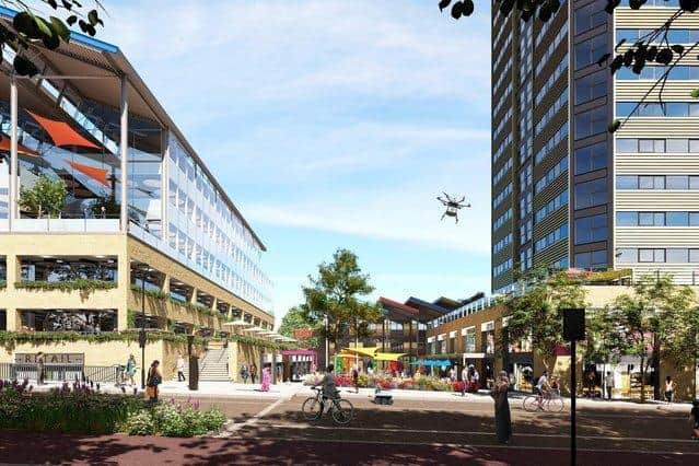 The new development will form a vibrant gateway to Central Milton Keynes