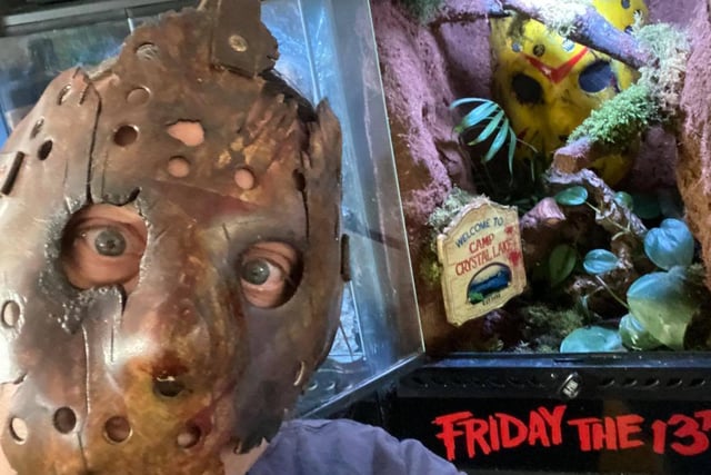 The Friday the 13th-themed enclosure is one of Steve's favourties