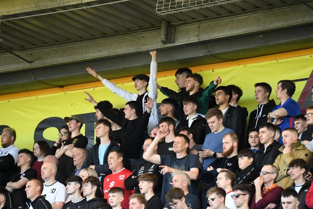 MK Dons fans at Cambridge United