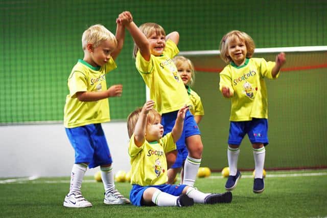 The football-themed sessions are designed for children aged six months to five years