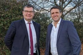 Milton Keynes MPs Iain Stewart (left) and Ben Everitt