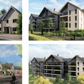 Artists' impression of the new Netherfield homes