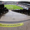 Coronavirus instructions at Stadium MK