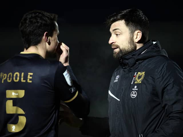 Regan Poole left Dons for Lincoln in January