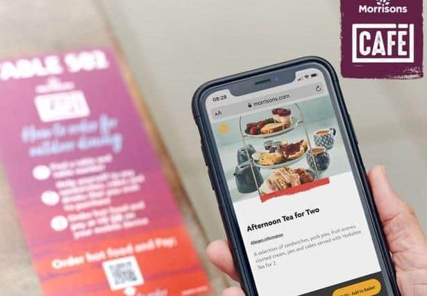 The new application launched by Morrisons for safe, socially distanced outdoor dining
