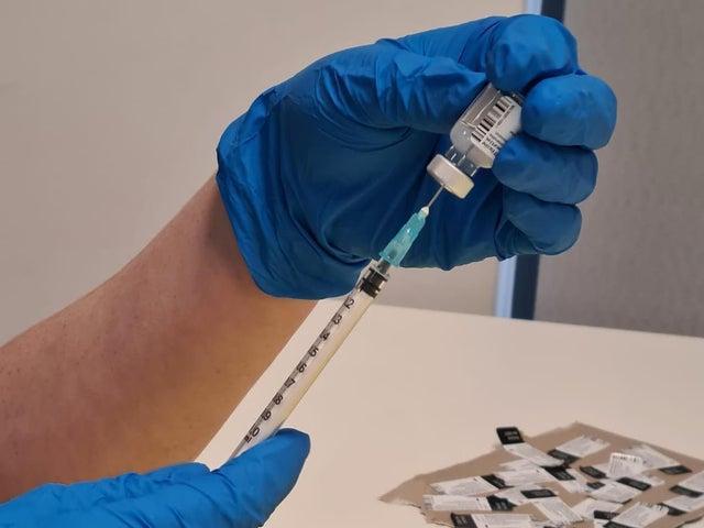 57% of 45-49-year-olds in Milton Keynes' CCG have received a Covid vaccination
