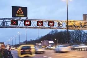 Smart motorways have four lines of live traffic with no hard shoulder