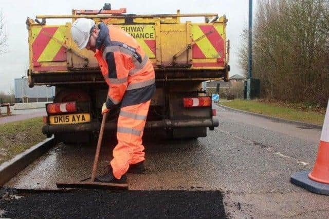 Potholes and other defects will be repaired