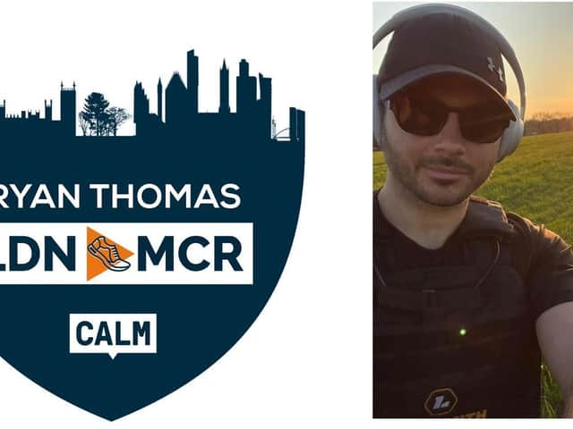 Ryan Thomas will pass through Milton Keynes on his walking challenge raising money for CALM