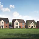 A computer-generated image of how the homes in Wavendon will look