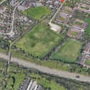 The land earmarked for homes in Greenleys