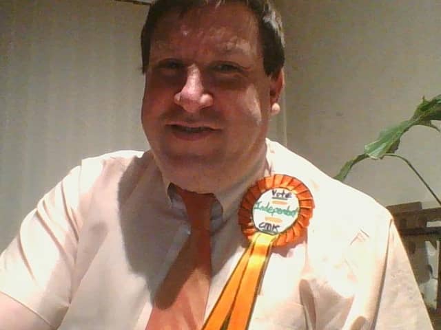 Independent candidate Darron Kendrick