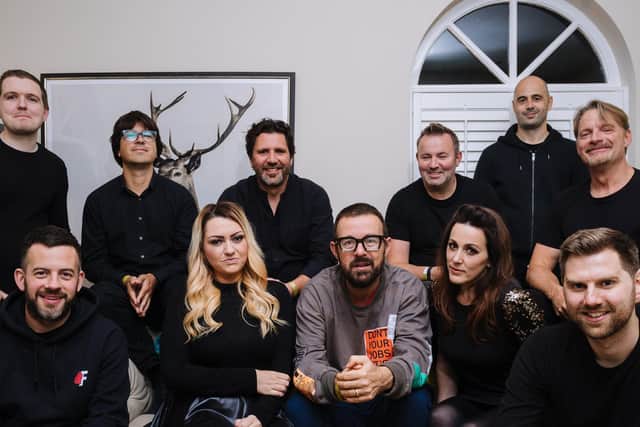 Judge Jules and his 10-piece band