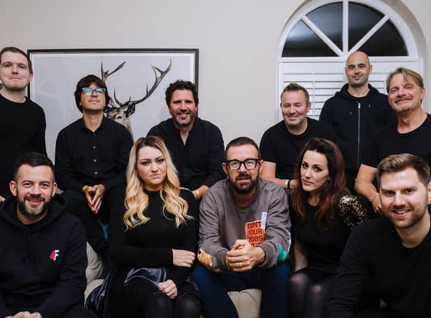 Judge Jules and his 10-piece band