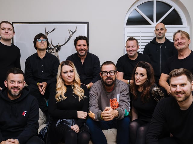 Judge Jules and his 10-piece band