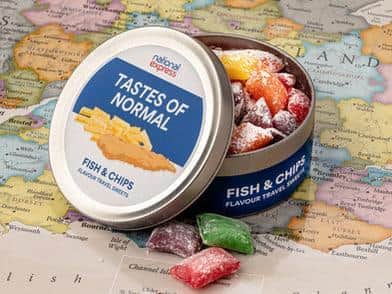 The fish and chip flavour sweets