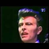 David Bowie at the Milton Keynes Bowl in 1990