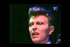 David Bowie at the Milton Keynes Bowl in 1990