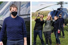 Tom Cruise beckoned fans over. Photo: Dave Burton