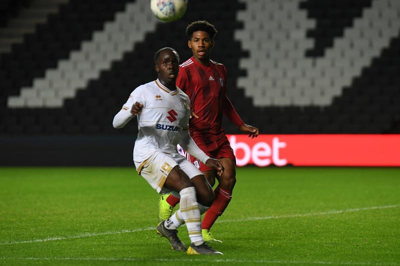 The striker was picked up by former Dons boss Karl Robinson at Oxford United. Making just one appearance in the FA Cup, Asonganyi was loaned out to Chelmsford where he made eight outings.