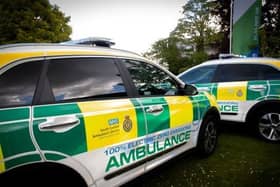 new fully electric South Central Ambulance Service vehicles