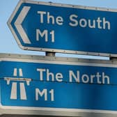 Traffic is halted both ways on the M1 on Friday morning